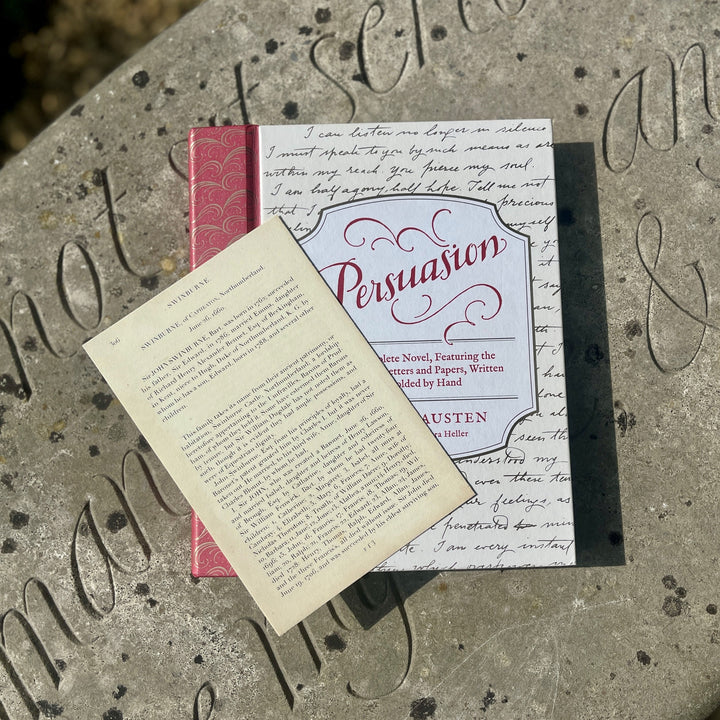 Persuasion, complete novel with letters, HB