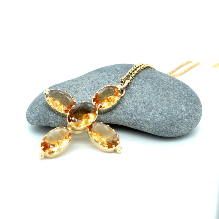 NEW &amp; EXCLUSIVE - Jane Austen Replica Gold Oval Cross