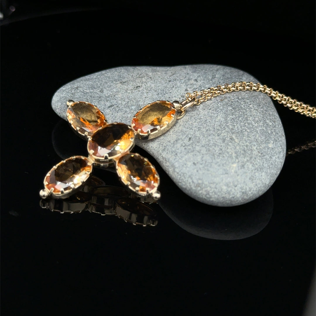 NEW &amp; EXCLUSIVE - Jane Austen Replica Gold Oval Cross