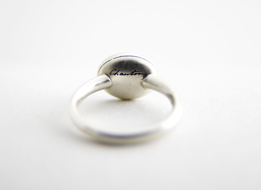 Jane Austen Replica Turquoise Ring - Silver